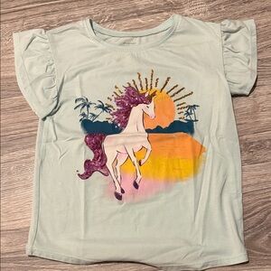 Jumping Beans Unicorn Sunset Shirt - Light Blue